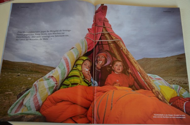 Eine Nomadenfamilie aus Leverkusen. Quelle: 4-seasons Magazin, IV 2013, S. 8-23 entdecker-greise.de
