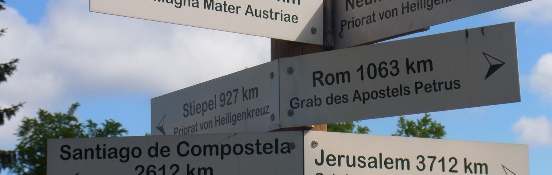 Pilgerwege ... führen letztlich alle zum gleichen Ziel ... zu uns selbst ©entdecker-greise.de