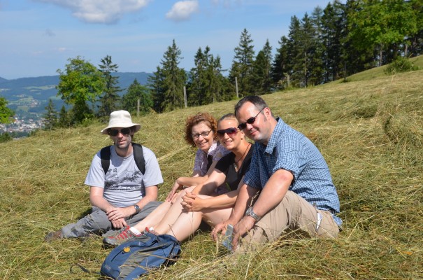  v.l. Oli, ich, Elena, Hubert und Tanja fotografiert ©entdecker-greise.de