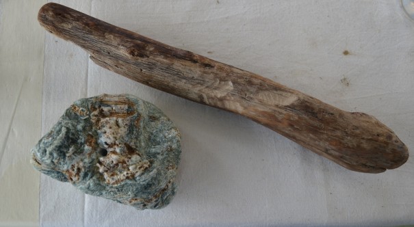  Erste Materialzusammenstellung für meine Skulptur ©entdecker-greise.de