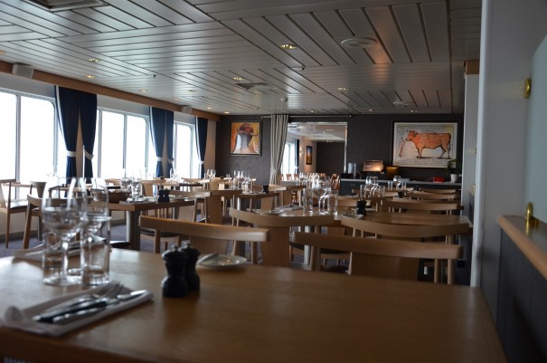 Ein stimmiges Abiente für einen gelungenen Start meiner Schottland-Reise, auf der DFDS Seaways ©entdecker-greise.de