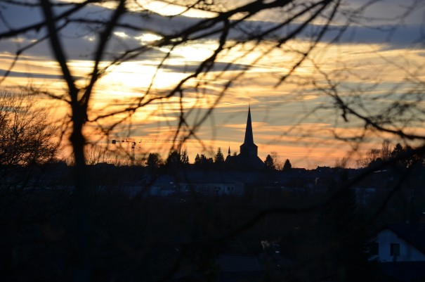 ... ich erreiche Neunkirchen kurz bevor die Sonne sich langsam verabschiedet. ©entdecker-greise.de