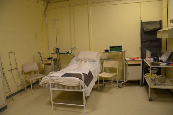 Der Sanitätsraum des Regierungsbunkers. ©entdecker-greise.de