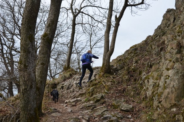 Sarah auf dem Weg zum Königsstuhl ©entdecker-greise.de