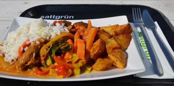 Super leckere vegane Küche im Sattgrün in Düsseldorf ©entdecker-greise.de