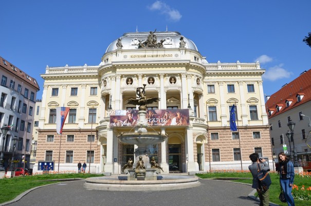 Das historische Gebäude des slowakischen Nationaltheaters. ©entdecker-greise.de