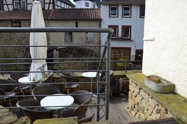 Sonnenterasse Hotel am Wasserrad in Meisenheim ©entdecker-greise.de