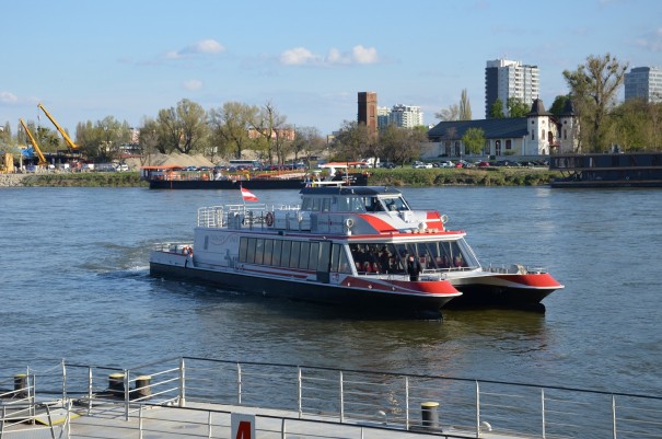 Unser High-Speed-Katamaran von Twin City Liner. ©entdecker-greise.de