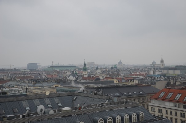 Weitblick aus dem Schick des Hotels am Parkring - auch im Regen ein Erlebnis. ©entdecker-greise.de