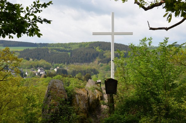 Nur einer der unzähligen Höhepunkte auf dieser wunderschönen Etappe beim #TTwandern auf dem Westerwaldsteig ©entdecker-greise.de