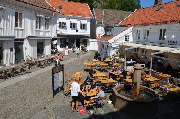 Ja ... und hier haben wir auch gesessen und uns mit norwegischen Köstlichkeiten verwöhnen lassen! ©entdecker-greise.de