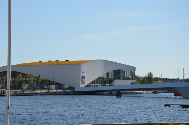 Überall gibt es etwas zu entdecken ... hier das Kulturhaus in Mandal. ©entdecker-greise.de