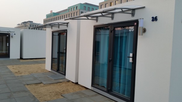 Klein aber fein - Übernachten in den gemütlichen Cube Lodges in Berlin Mitte! ©entdecker-greise.de