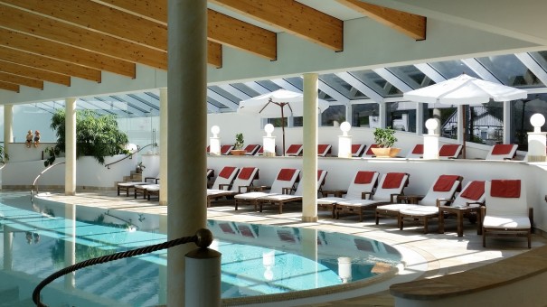 Wunderschön gestalteter Spabereich im Romantik- und Wellnesshotel Deimann. ©entdecker-greise.de